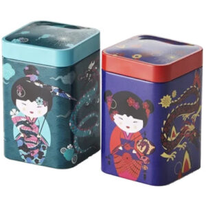 Lata sweet geisha, para 100 gr., 2 modelos