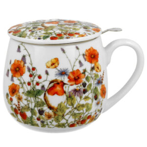 Taza wild, porcelana 0,40 l. filtro y tapa