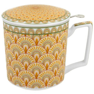 Taza solis, porcelana 0,40 l. filtro y tapa