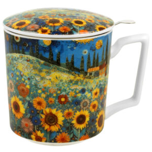 Taza modern-sun, porcelana 0,40 l. filtro y tapa