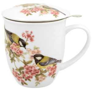 Taza sikori, porcelana 0,40 l. filtro y tapa