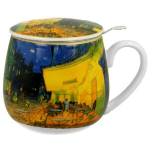 Taza terrace, porcelana 0,40 l. filtro y tapa