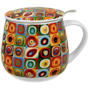 Taza kandinsky, porcelana 0,40 l. filtro y tapa