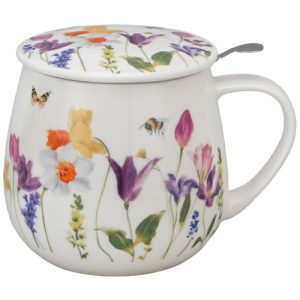 Taza may, porcelana 0,40 l. filtro y tapa