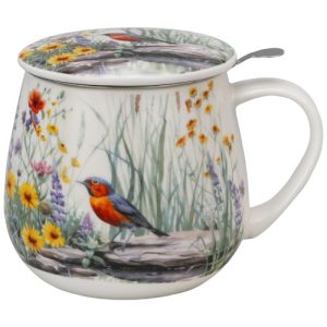 Taza july, porcelana 0,40 l. filtro y tapa