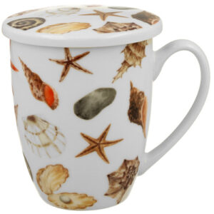 Taza shells, porcelana 0,35 l. filtro y tapa