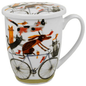 Taza rover, porcelana 0,35 l. filtro y tapa