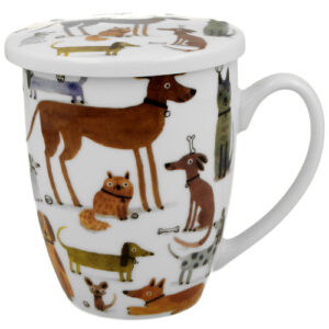 Taza rozne, porcelana 0,35 l. filtro y tapa