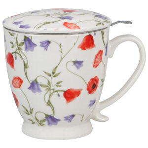 Taza angela, porcelana 0,50 l. filtro y tapa