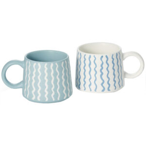 Taza alwin, ceramica 0,30 l., 2 modelos