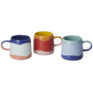 Taza lia, ceramica 0,40 l., 3 modelos
