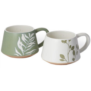 Taza leana, porcelana 0,35 l., 2 modelos