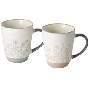 Taza anniki, porcelana 0,40 l., 2 modelos