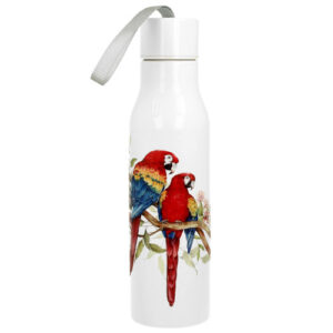 Botella macaw, acero inoxidable 0,50 l.