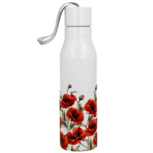 Botella poppies, acero inoxidable 0,50 l.