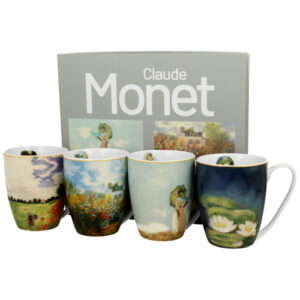 Set monet, porcelana 4 tazas 0,35 l.