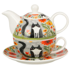 Set laka, porcelana tea for one