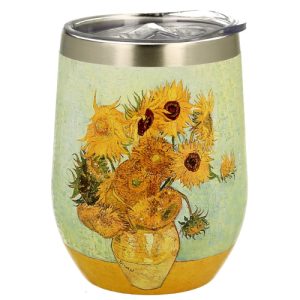Vaso sunflowers, acero inoxidable 0,33 l.