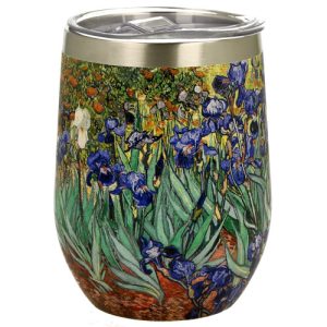 Vaso irises, acero inoxidable 0,33 l.
