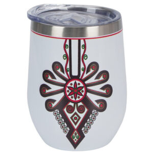 Vaso ornament, acero inoxidable 0,33 l.