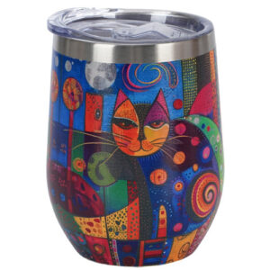 Vaso modern-cat, acero inoxidable 0,33 l.